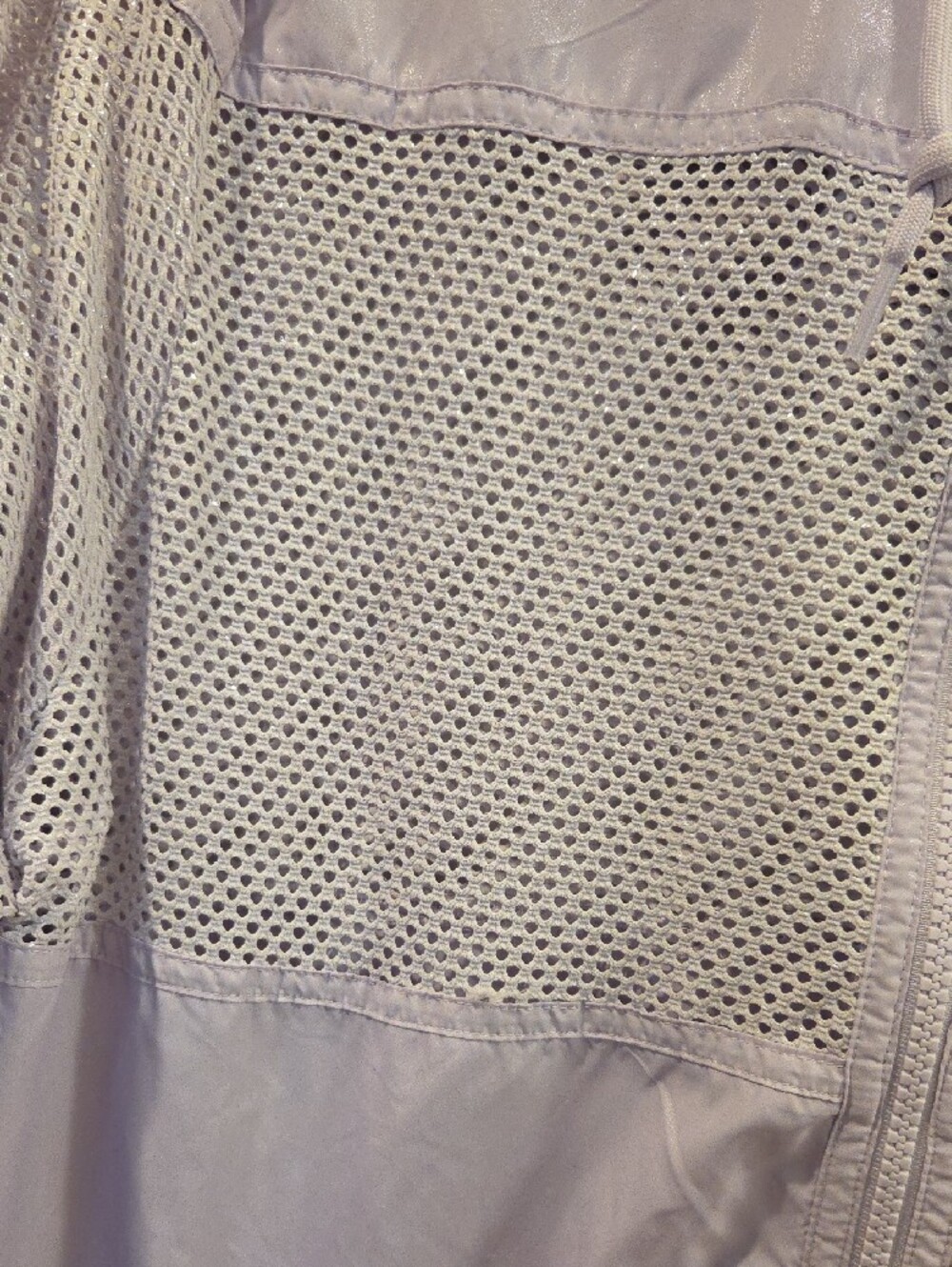 PINK Victoria's Secret Lavender Mesh Panel Windbreaker Jacket - Picture 3 of 6